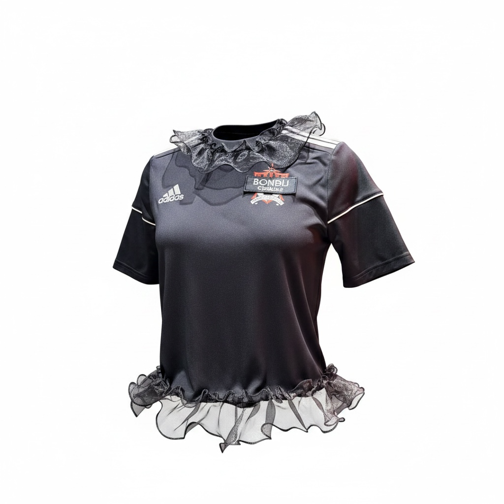 Sheer Ruffle Jersey – BondijClothingBoston