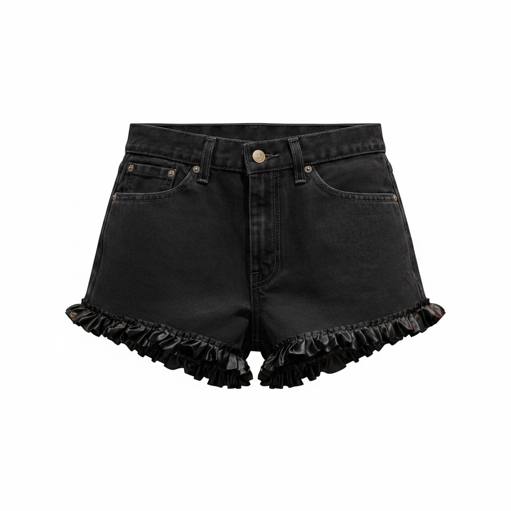 Reworked Vintage Levi’s Ruffle Shorts