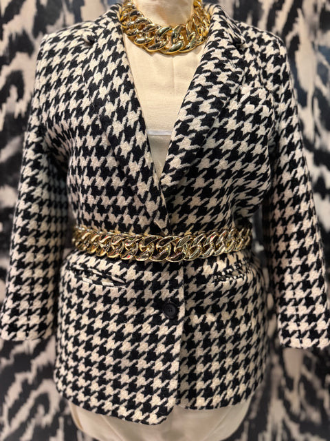 Houndstooth Blazer