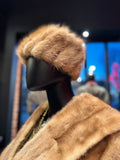 Vintage Mink Pillbox Hat