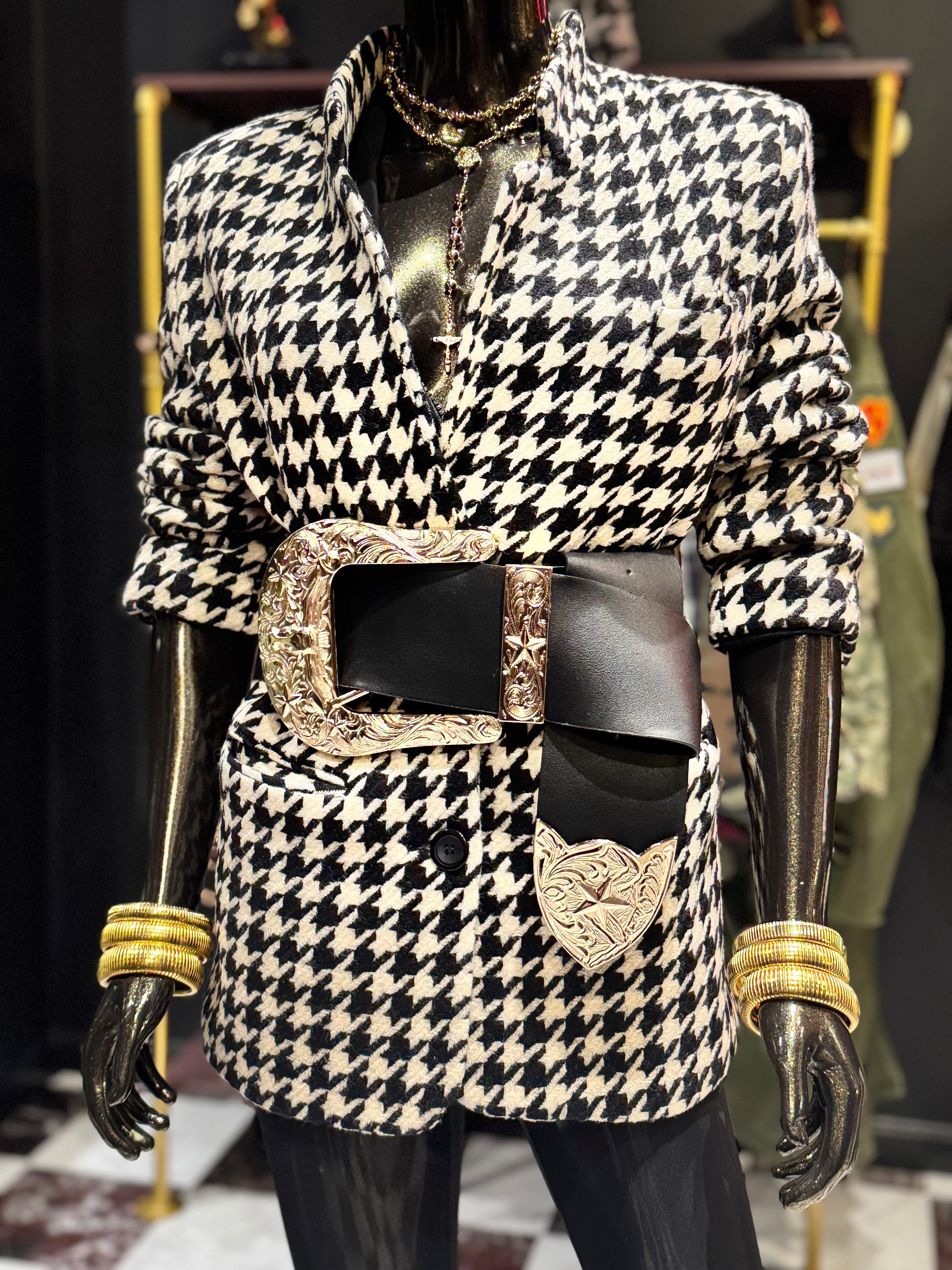 Houndstooth Blazer