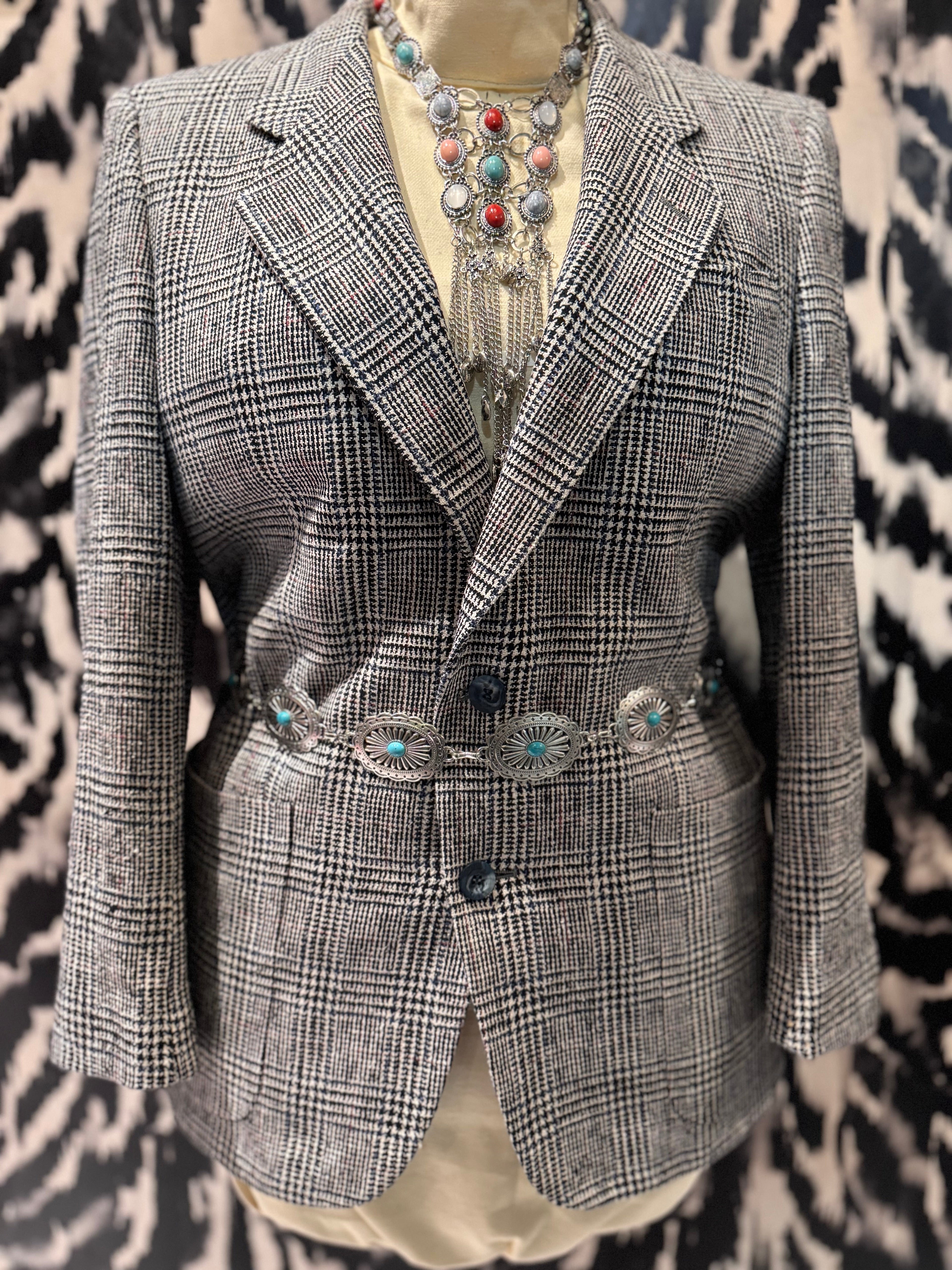 Arnold Plaid Vintage Blazer
