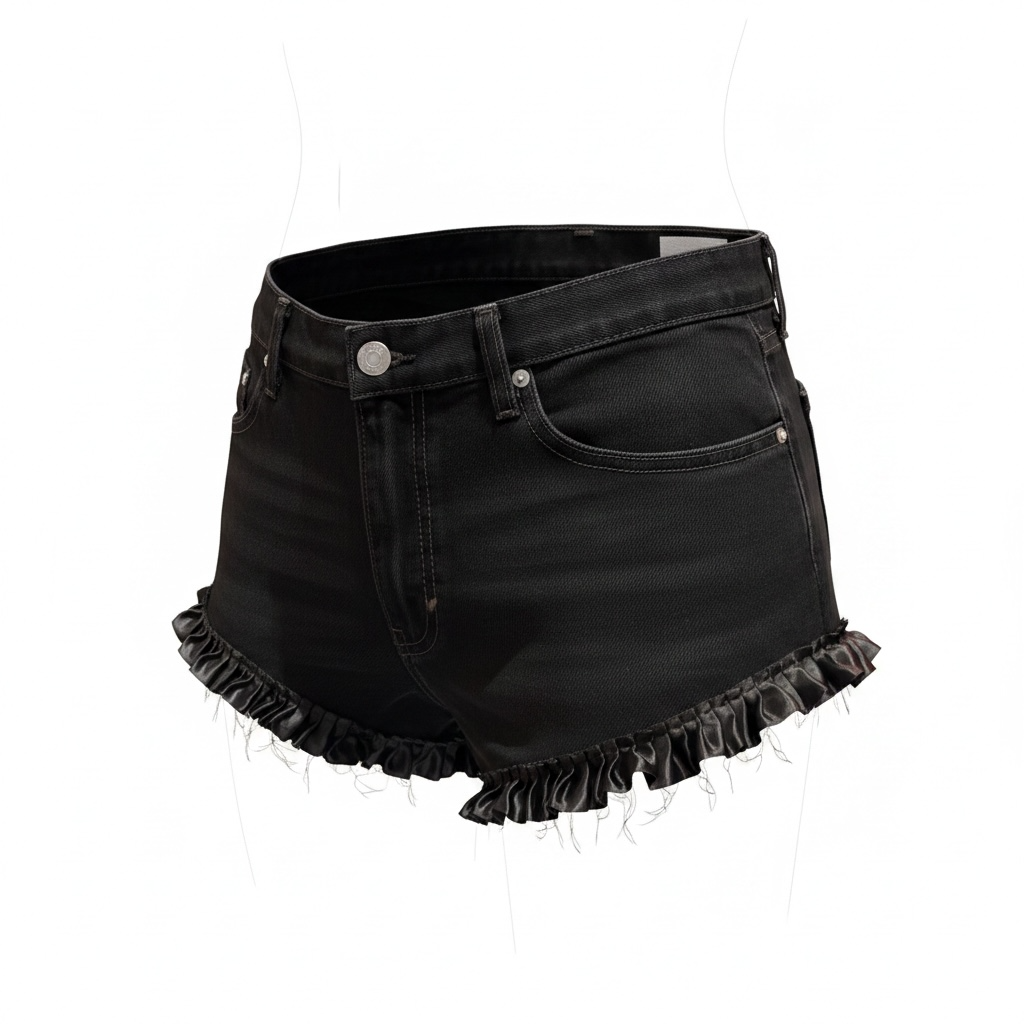Reworked Vintage Levi’s Ruffle Shorts