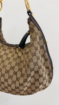 Vintage Gucci GG Canvas Interlocking G Hobo Bag (Authentic)