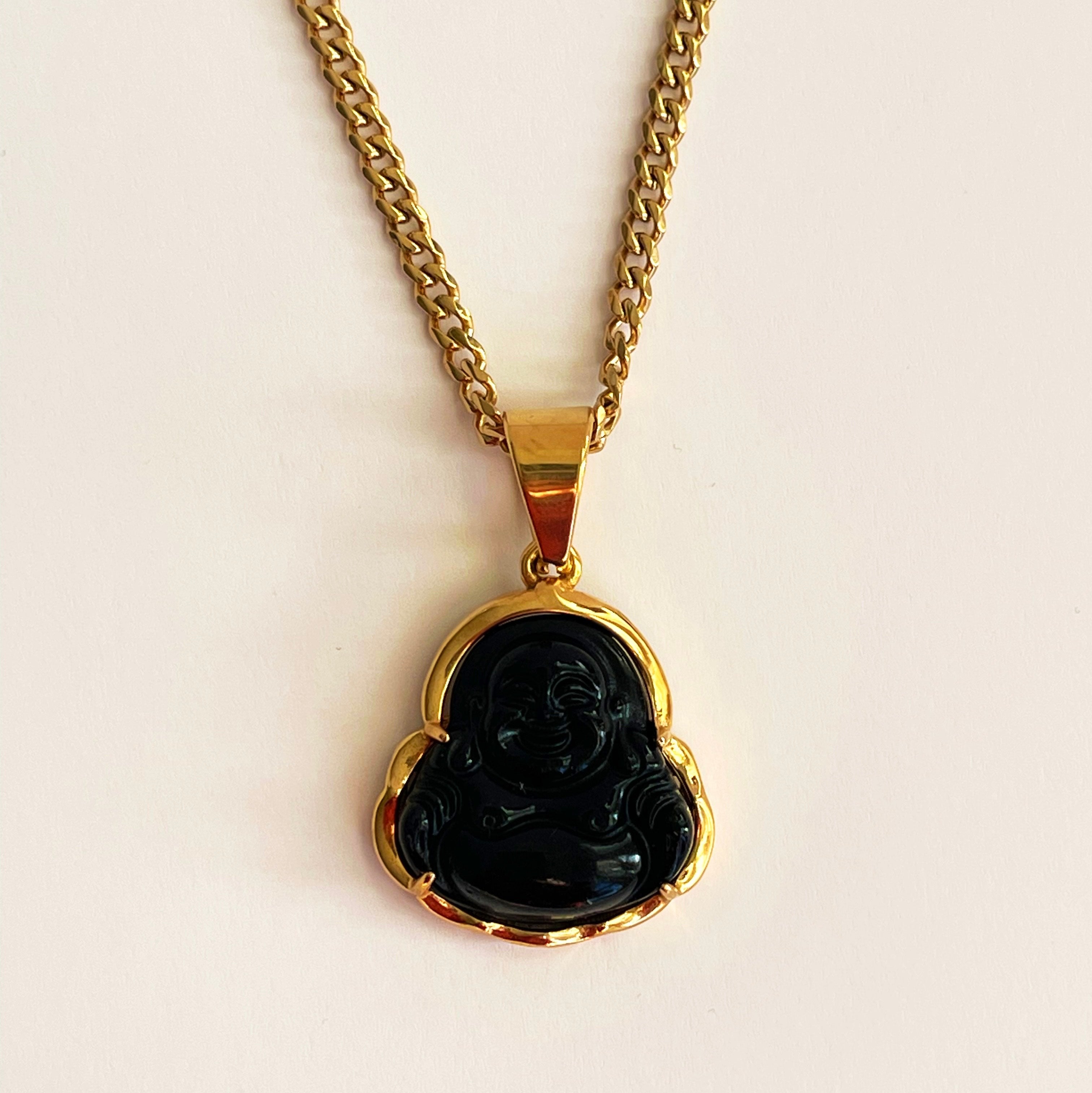 Black Buddha Classic Necklace