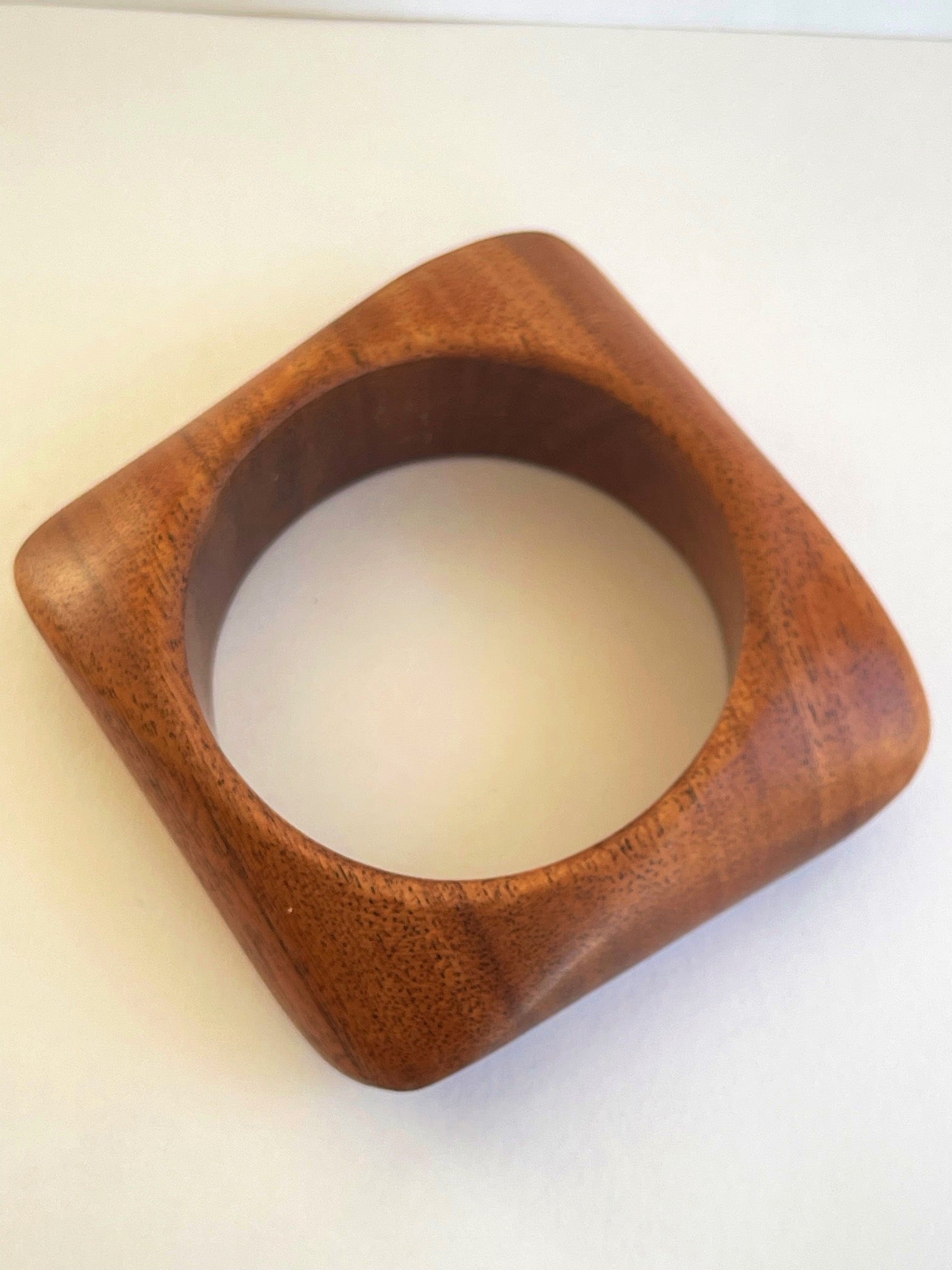 Classic Walnut Square Bangle