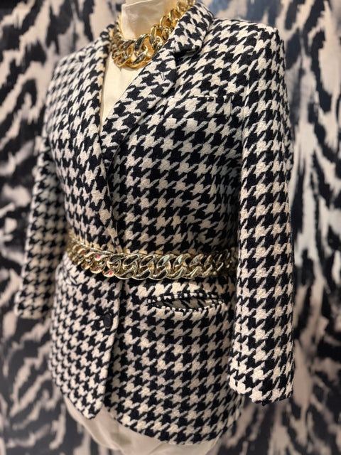 Houndstooth Blazer
