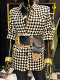 Houndstooth Blazer