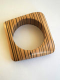 Forest Stripe Square Bangle
