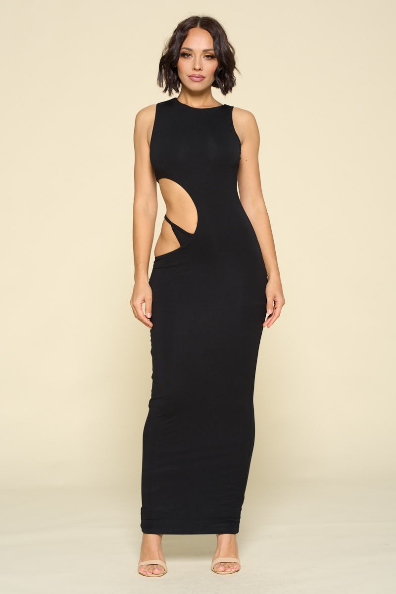 Peek a Boo Maxi Dress