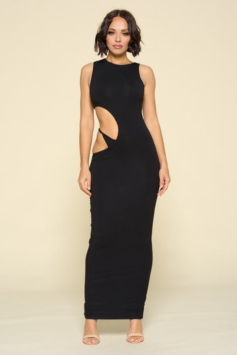 Peek a Boo Maxi Dress