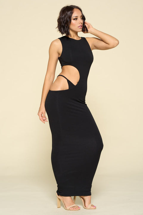 Peek a Boo Maxi Dress