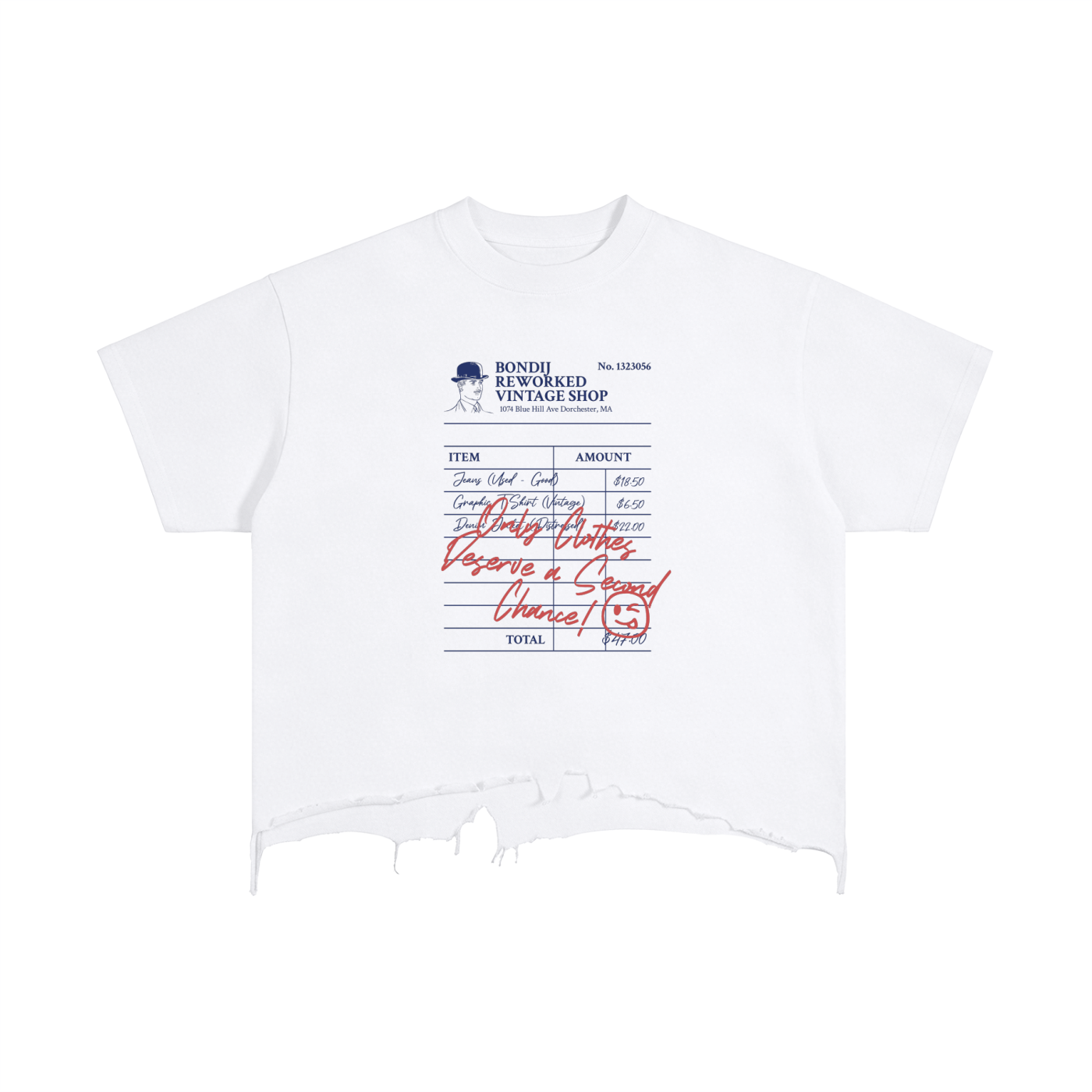 Bondij "Receipt" Tee