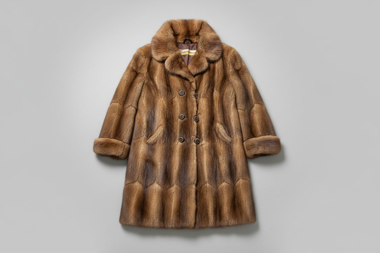 Vintage Mink Peacoat